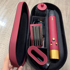 Dyson Airwrap ID Red Velvet and Gold